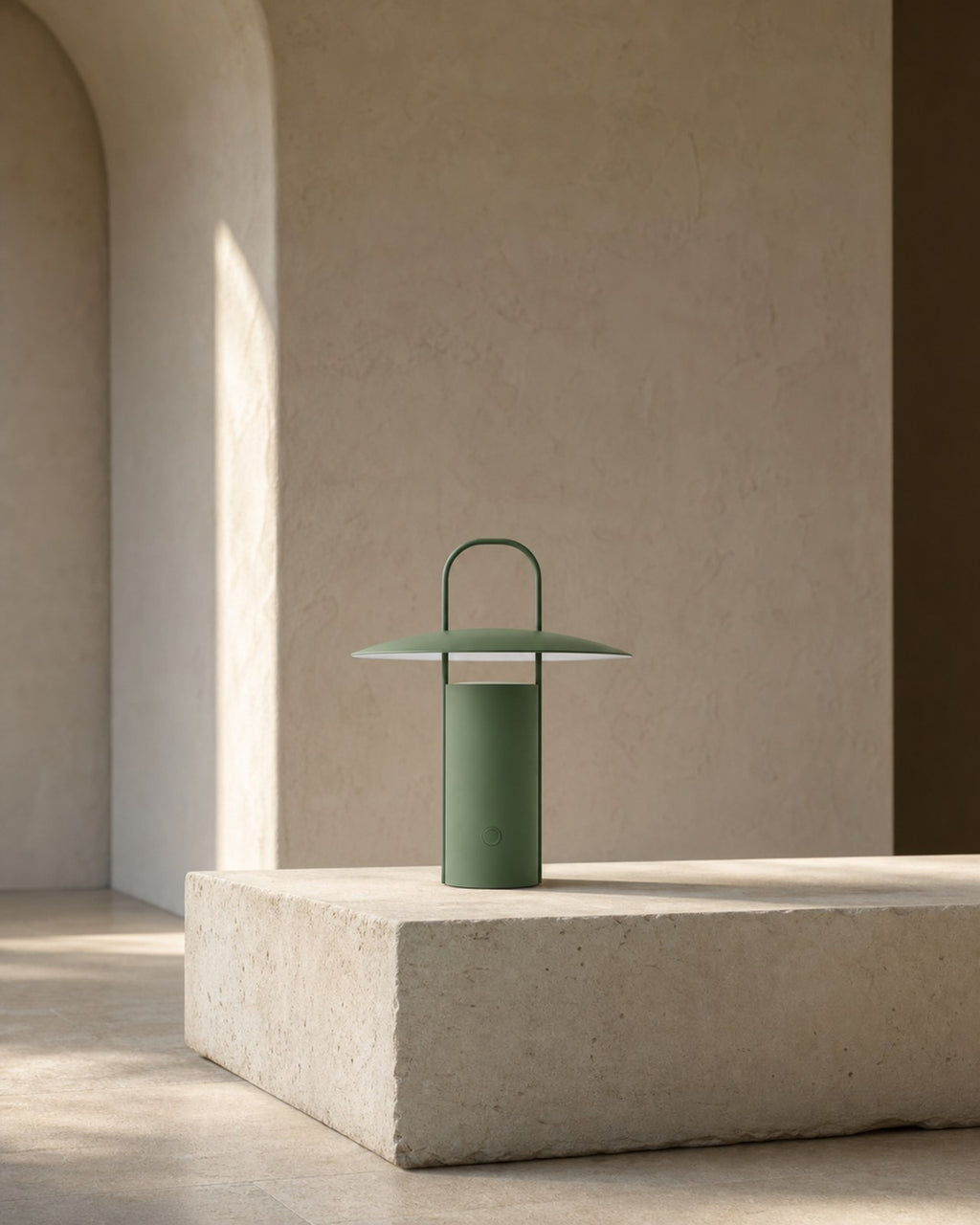 ORKA Akku-Tischlampe – Grün, Ansicht der Proportionen | DecoHarmonie