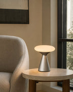 PRISM Touch-Tischlampe – Grau, Ansicht der Proportionen | DecoHarmonie