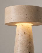 BELLO Tischlampe – Travertin, Detailansicht | DecoHarmonie