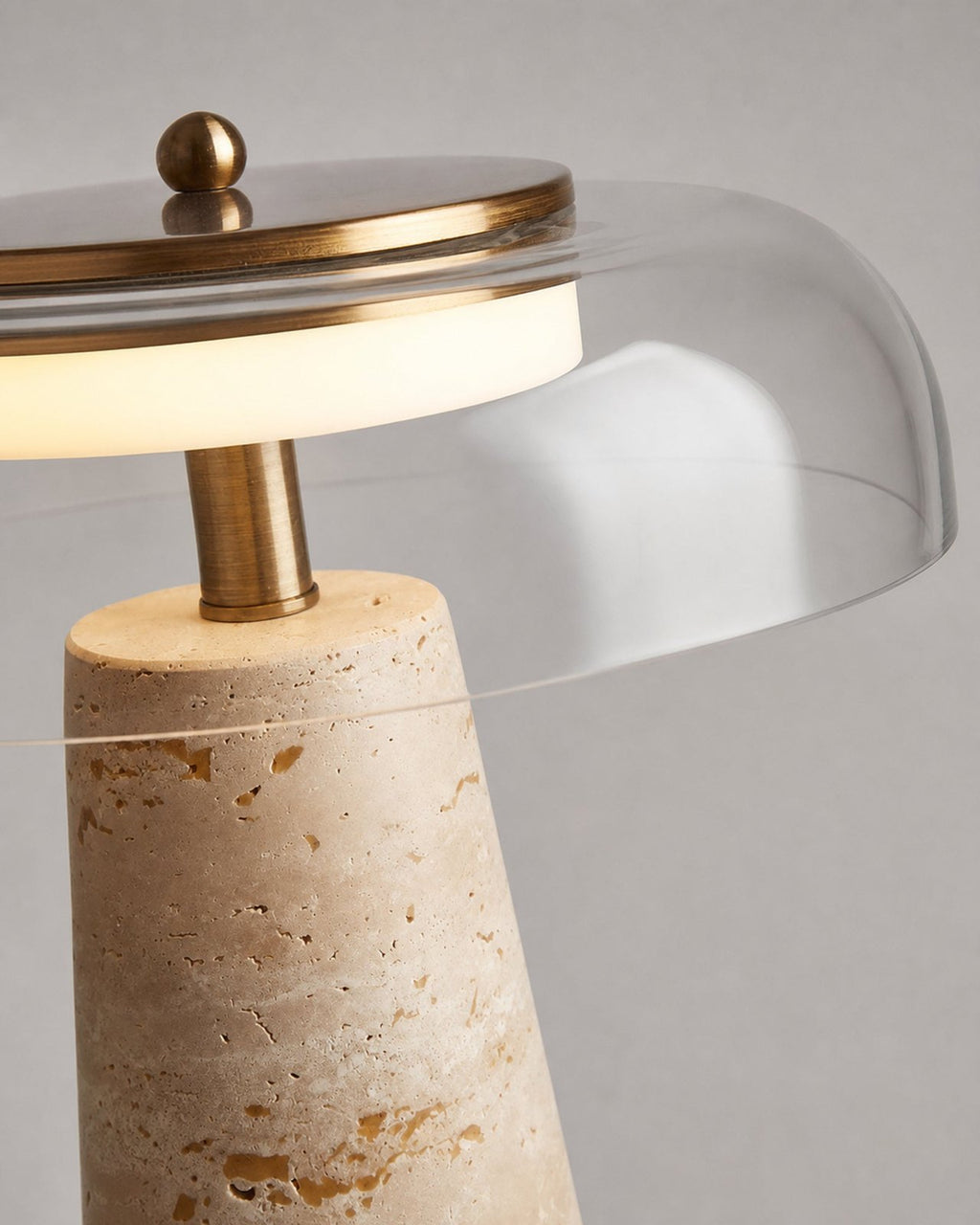 ZOA Tischlampe – Klarglas, Detailansicht | DecoHarmonie