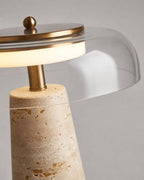 ZOA Tischlampe – Klarglas, Detailansicht | DecoHarmonie