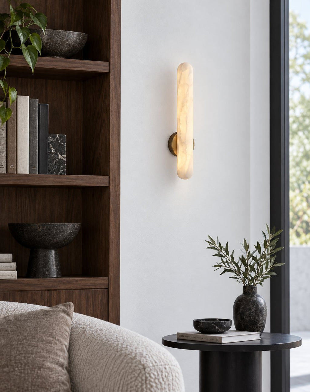 RIFET Wandleuchte – 40 cm / Warmweiss (3000 K) im Wohnraum