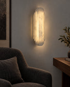 MANTART Wandleuchte – 50 cm / Warmweiss (3000 K) in abendlicher Wohnatmosphäre