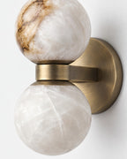 ANTHAS Wandleuchte – Detailansicht, Alabaster
