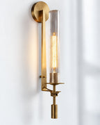 WILIO Wandleuchte – Detailansicht, Goldfarben