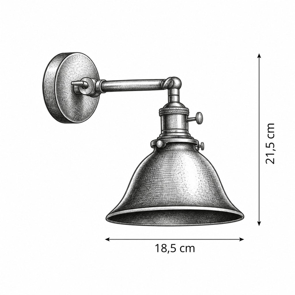 BORO Wandleuchte – Abmessungen
