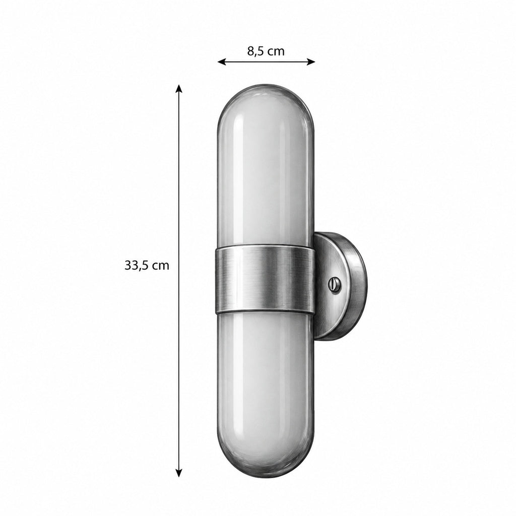 NAVA Wandleuchte – Abmessungen