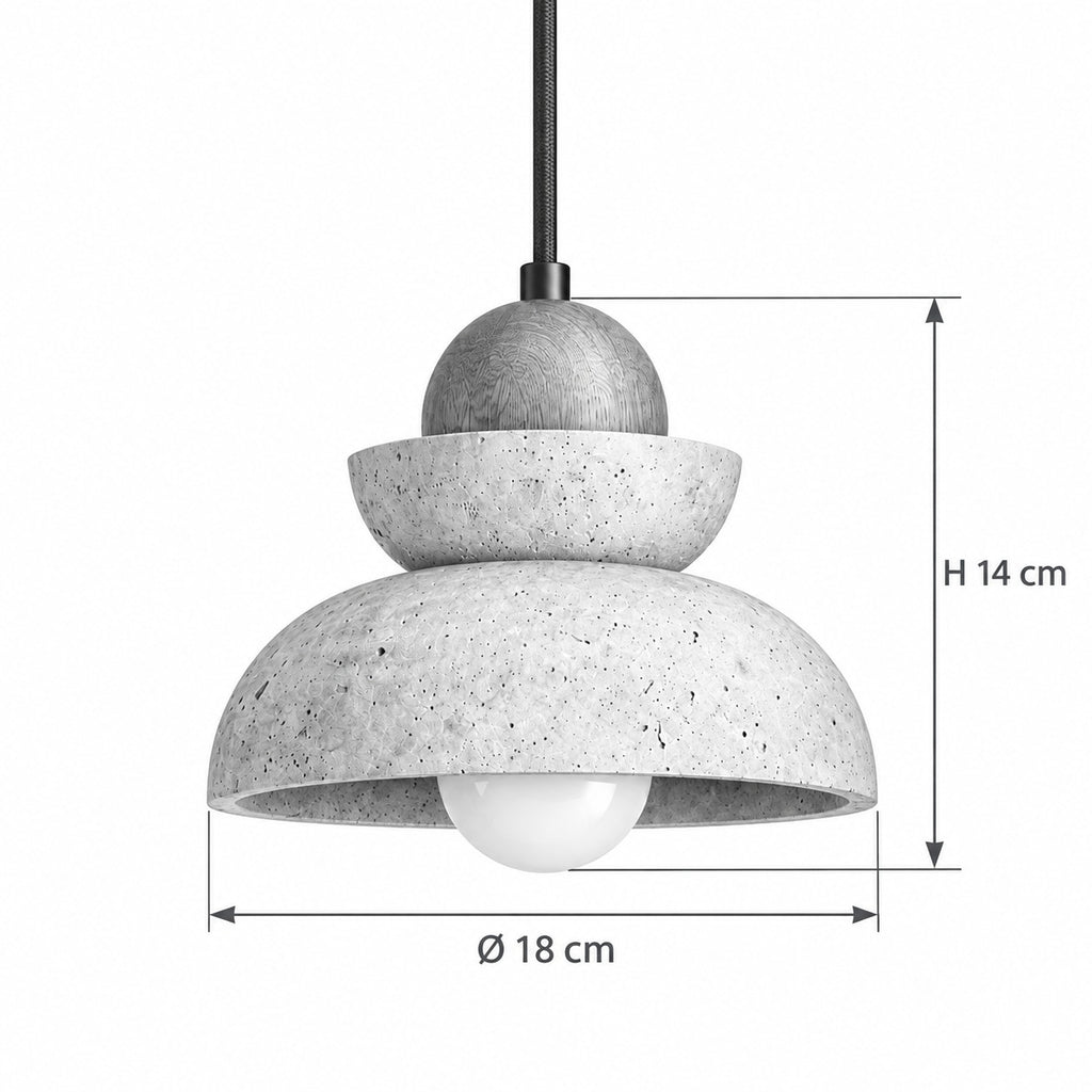 ZOYA Pendelleuchte – Masse Ø 18 cm, H 14 cm
