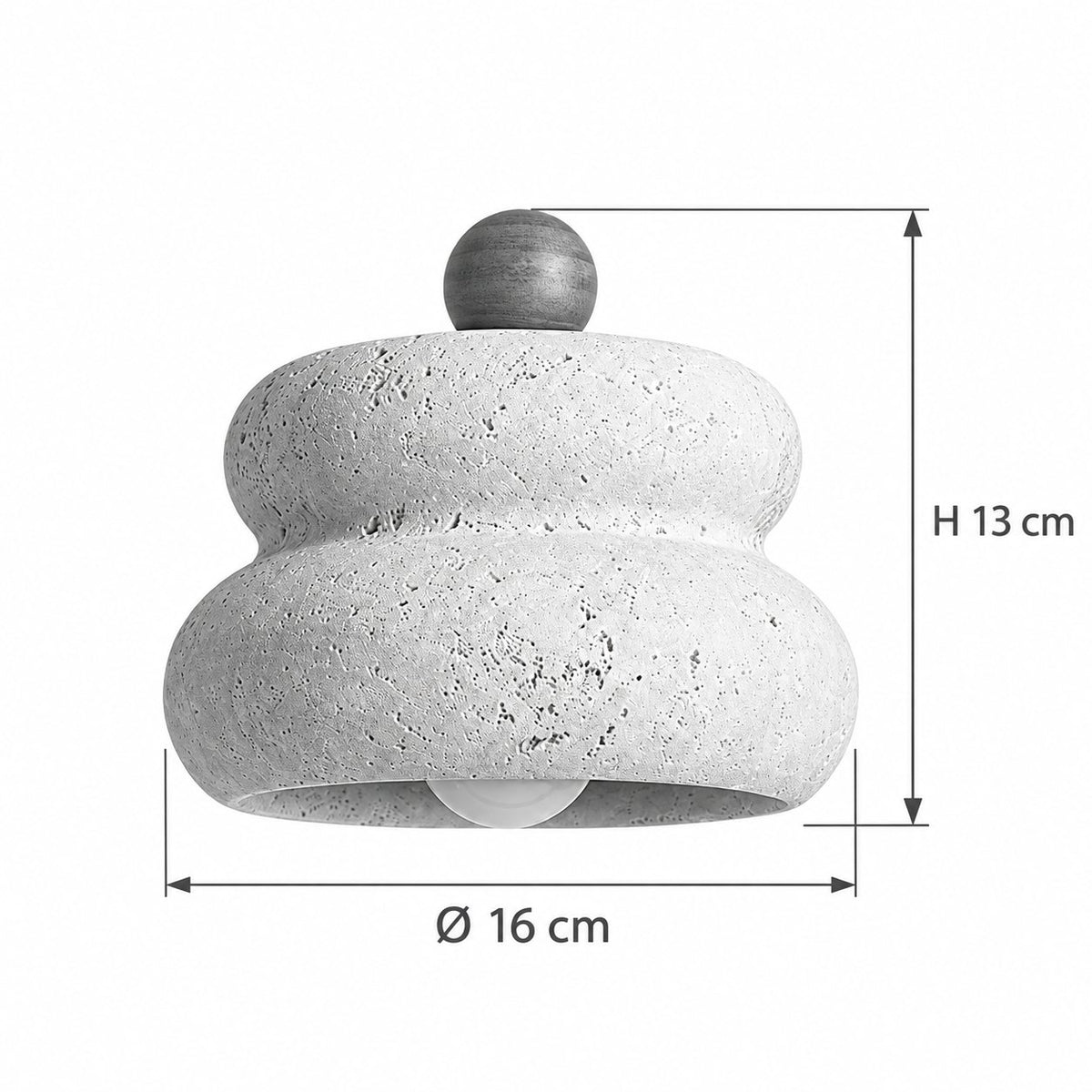 FIRO Pendelleuchte – Masse Ø 16 cm, H 13 cm
