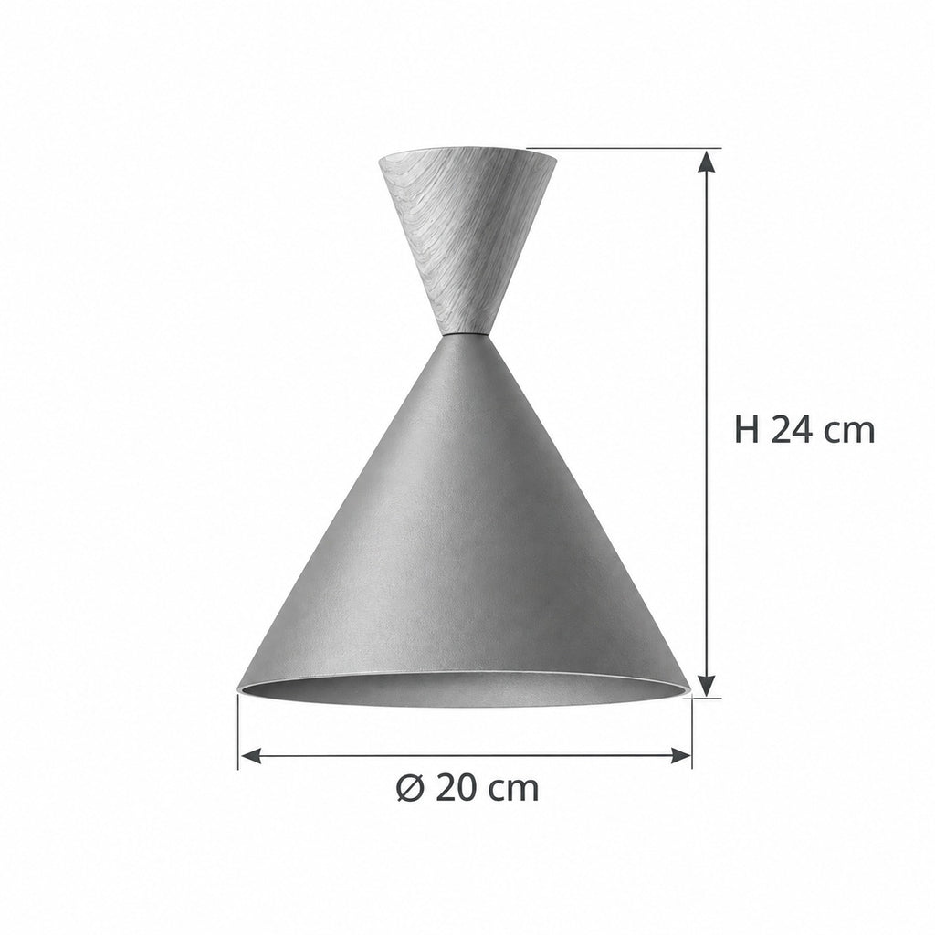 SOVA Pendelleuchte – Masse Ø 20 cm, H 24 cm