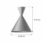 SOVA Pendelleuchte – Masse Ø 20 cm, H 24 cm