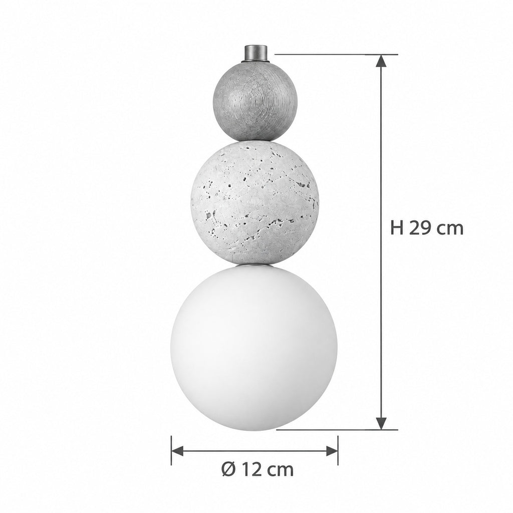 COBA Pendelleuchte – Masse Ø 12 cm, H 29 cm