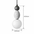 COBA Pendelleuchte – Masse Ø 10 cm, H 24 cm