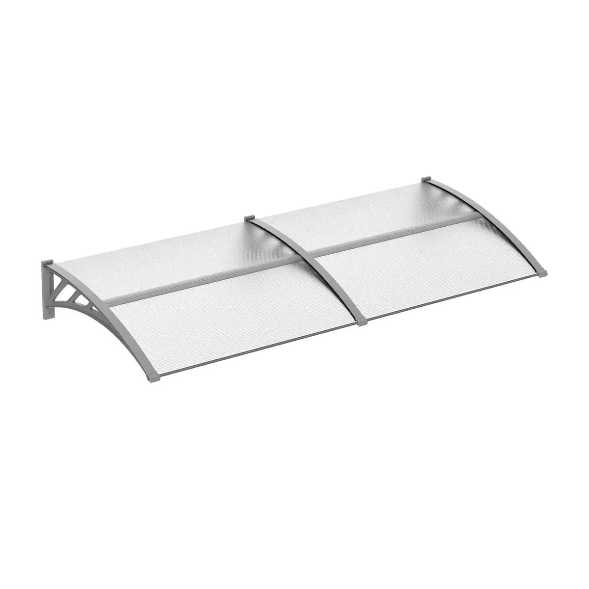 Door Canopy Awning Window Rain Shelter Cover 196x75cm Clear Outdoor for Front Back Door Porch
