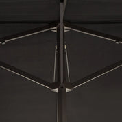 Double Garden Parasol 4.6m Outdoor Patio Sun Umbrella, Black