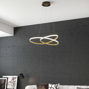 Pendant Light Gold LED Circle - VEXUSX | Modern Elegance
