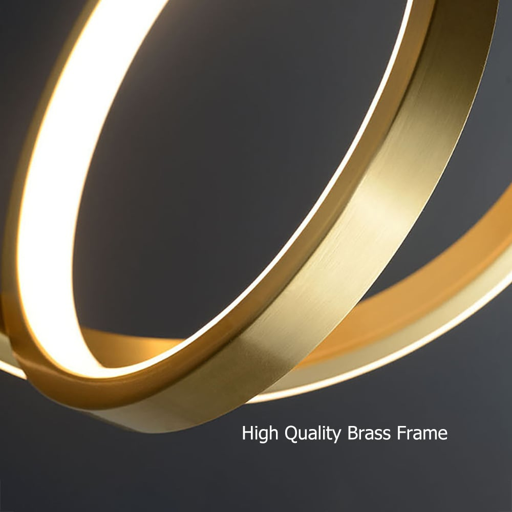Pendant Light Brass LED - TRONOS | Modern Style