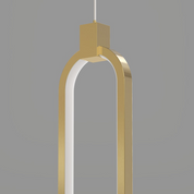 Pendant Light Gold Brass LED - IOVEXA | Luxe Lighting
