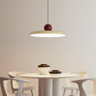 Morandi Nordique Soucoupe Volante Métal Suspension Rouge/Crème/Vert