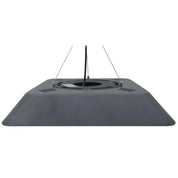 Electric Hanging Patio Heater 2000W Ceiling Mounted Halogen Heating Indoor Outdoor Remote Control Aluminium