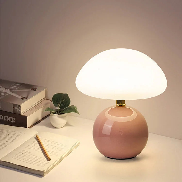 Table Lamp Ceramic LED - CORONA | Elegant Lighting