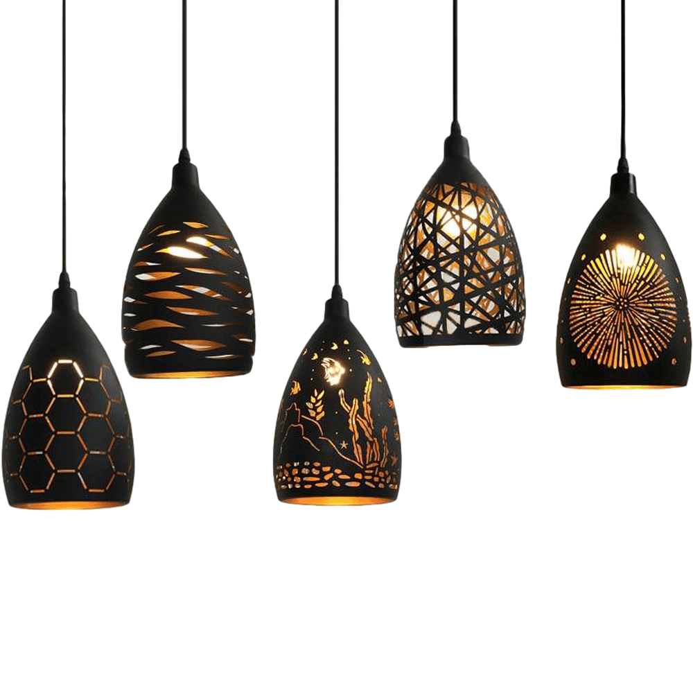 Pendant Light Metal Lantern - NEMSIX | Vintage Charm