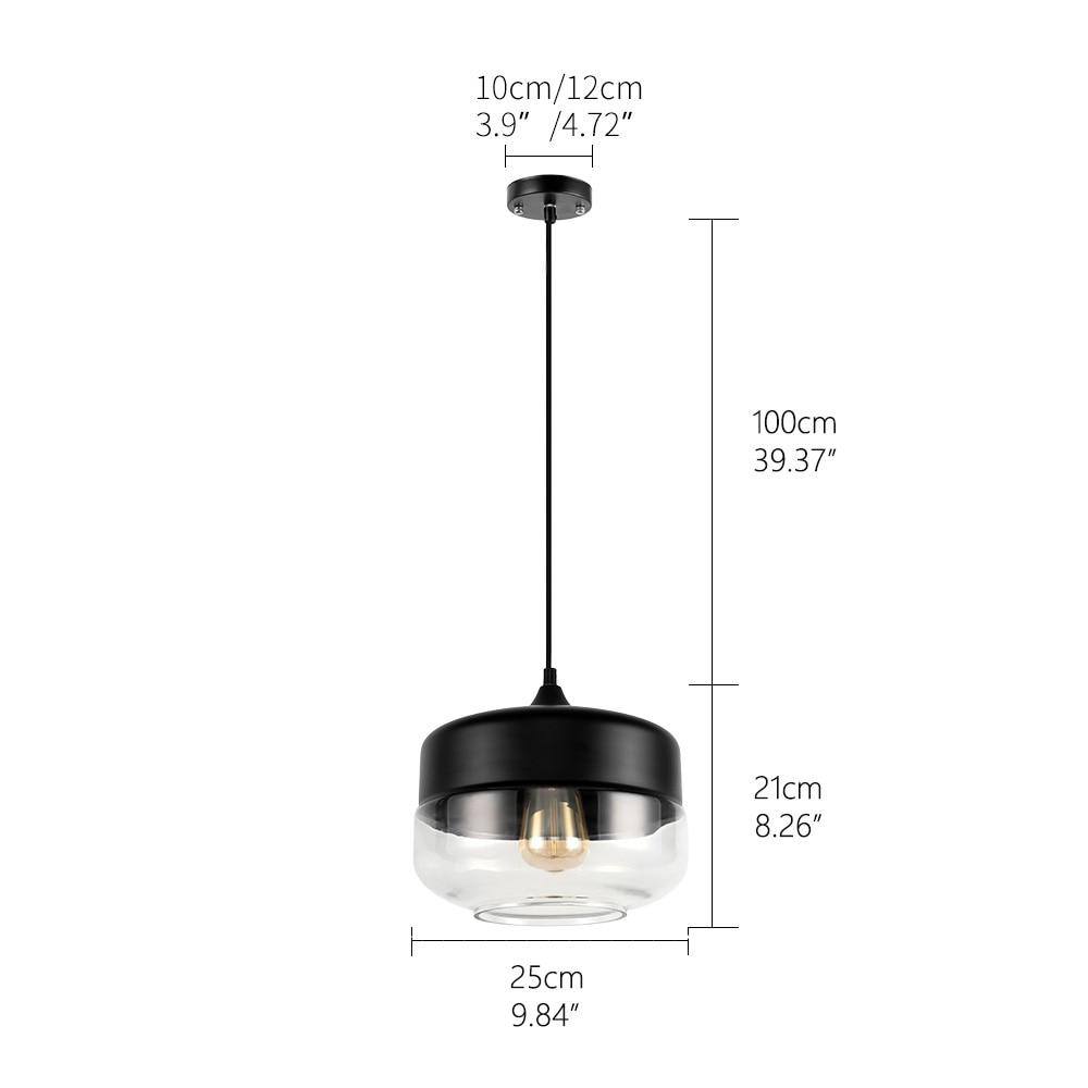 Pendant Light Hand-blown Glass, Adjustable - XENOSX | Sophisticated Style