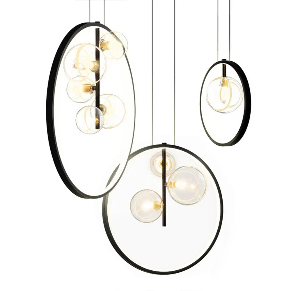 Pendant Light Nordic Glass Cage - TALONX | Stylish UK Lighting