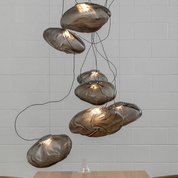 Pendant Light Hand-blown Glass Amber - VIRTUS | Elegance
