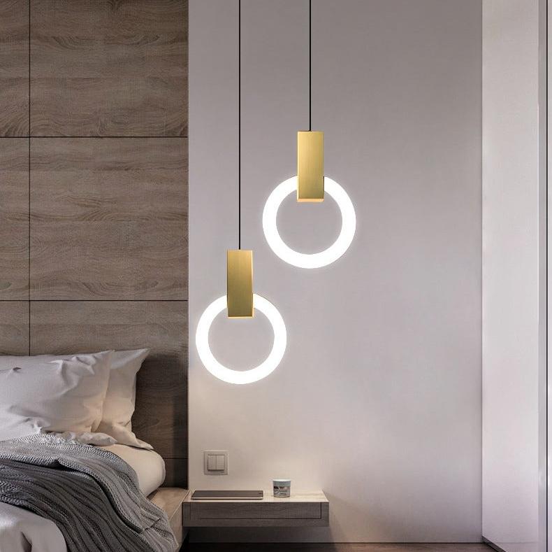 Pendant Light Gold LED - SYNCRO | Modern Elegance