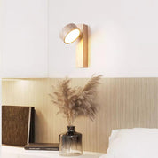 Wall Light Travertine Wood - ALKANE | Serene Glow
