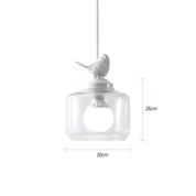 Pendant Light Bird Design Glass - NEOSXA | Ambient Glow