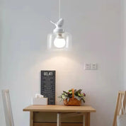 Pendant Light Bird Design Glass - NEOSXA | Ambient Glow