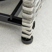 Gas Fire Pit Table Patio Square PE Rattan, 40,000 BTU, Mixed Grey with Rain Cover, Mesh Lid and Lava Stone