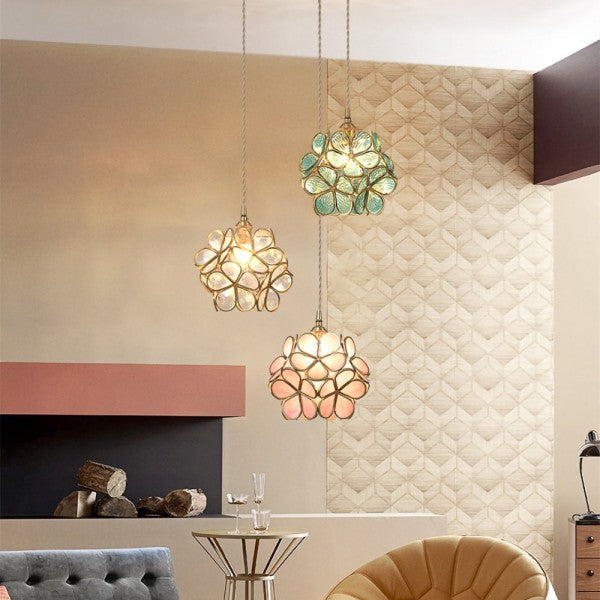 Pendant Light Glass Floral - TREXON | Modern Elegance