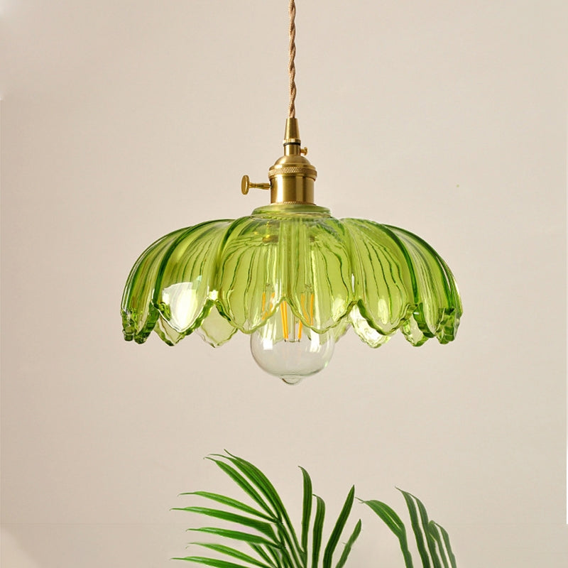 Pendant Light Amber Glass - SADIRA | Romantic Lighting
