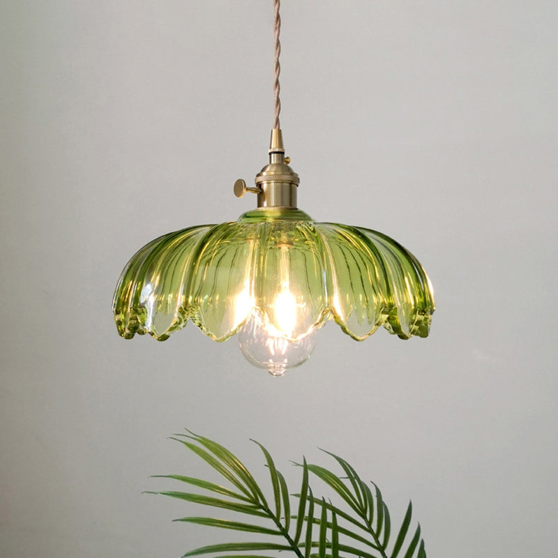 Pendant Light Amber Glass - SADIRA | Romantic Lighting