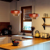 Pendant Light Glass Grey - TELUMX | Warm Ambiance