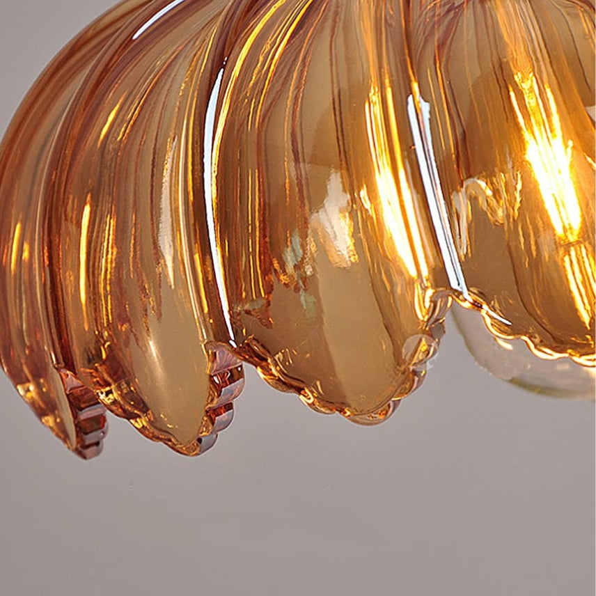 Pendant Light Amber Glass - SADIRA | Romantic Lighting