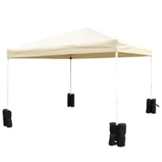 Octagonal Garden Gazebo, 8-Sided, 6.8×5 m, White Heavy Duty Metal Frame Outdoor Marquee Party & Wedding Canopy