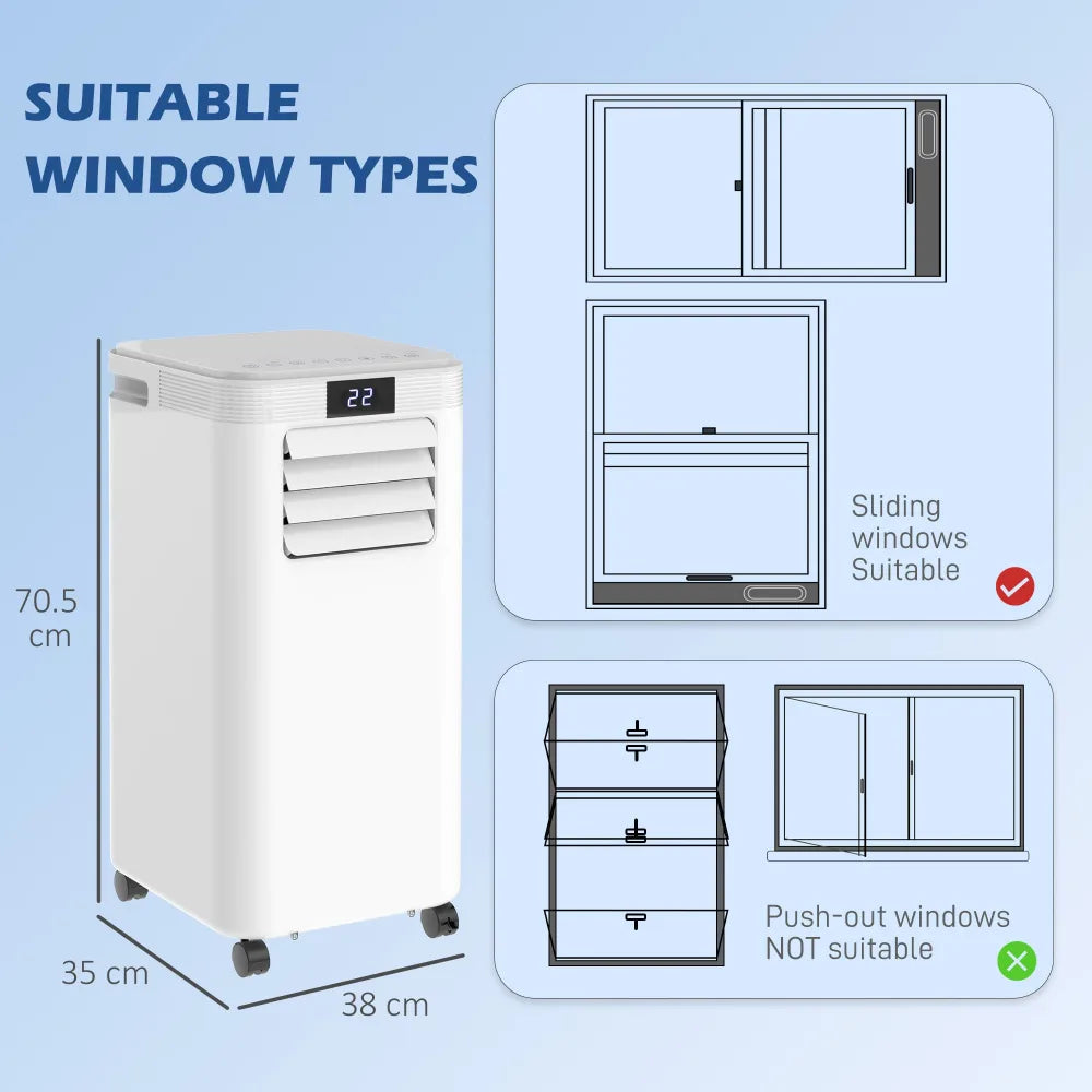 Portable Air Conditioner – 8000 BTU, 3-in-1 | Cool & Dehumidify Rooms - Image 5