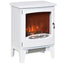 Electric Fireplace – Freestanding, Glass Door | Warmth & Ambiance