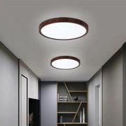 Ceiling Light Walnut Ultra-Thin - AURIGA | Modern Elegance