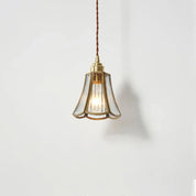 Pendant Light Brass Glass - OCULUS | Elegance