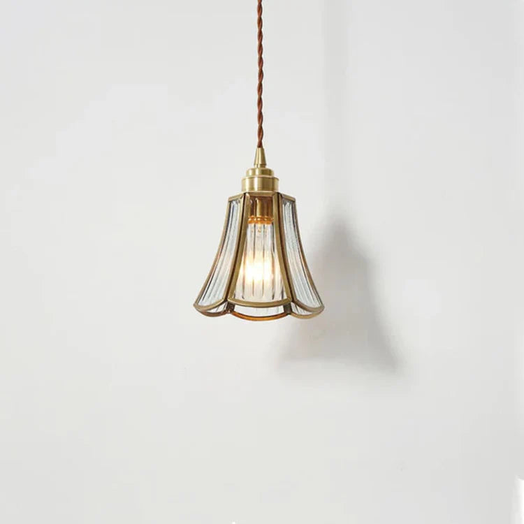 Pendant Light Brass Glass - OCULUS | Elegance