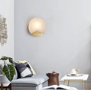 Wall Light Marble Brass - AQUILA | Luxury Ambiance