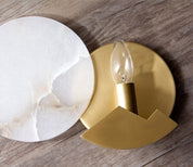 Wall Light Marble Brass - AQUILA | Luxury Ambiance