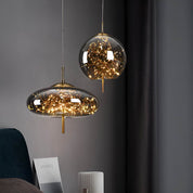 Pendant Light Smoked Glass - SILEXA | Ambiance Lighting