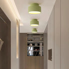 Hailie Modern Beige White Orange Green Ceiling Lamp Bedroom  Dining Room