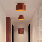 Hailie Modern Beige White Orange Green Ceiling Lamp Bedroom  Dining Room